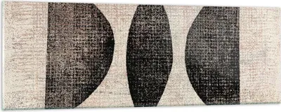 Produktbild von Bilder auf glas - Einteilig - Form Figuren Geometrisch - 90x30cm - Glasbilder - Wandbilder - Bilder - zum Aufhängen bereit - Wanddekoration aus Glas - Glas Bilder - Wandbild auf Glas - GAB90x30-5099