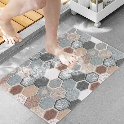 Obrázek produktu pro Protiskuzová podložka do sprchy, rozměry 60 x 80 cm, měkká a pohodlná