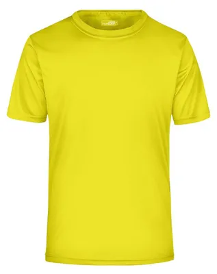 Produktbild von James and Nicholson - "Active" T-Shirt für Herren LT2657 (XXL) (Gelb)