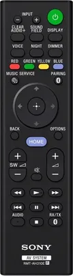 Produktbild von Originale Sony Fernbedienung für HT-CT800 | HT-MT500 | HT-MT501 | HT-ST5000