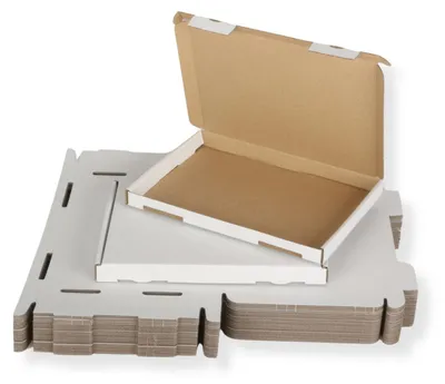 Produktbild von Großbriefkarton DIN A4 - 350 x 250 x 20 mm, weiß 30 Stück