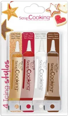 Obrázok produktu pre 4 tyčinky cukru - zlatý, čokoládový, biely, červený