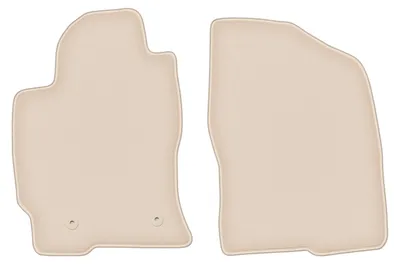 Produktbild von DURBAN Beige Velours-Fußmatten vorne für Toyota Prius II Schrägheck (2003-2010)