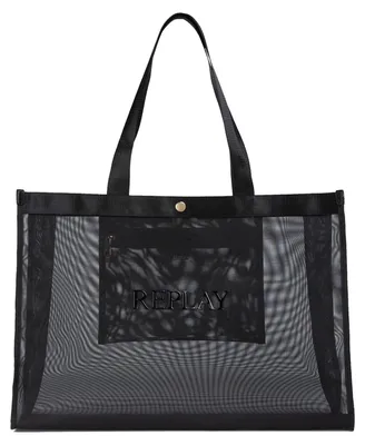 Produktbild von REPLAY Schultertasche Tote Bag Black schwarz