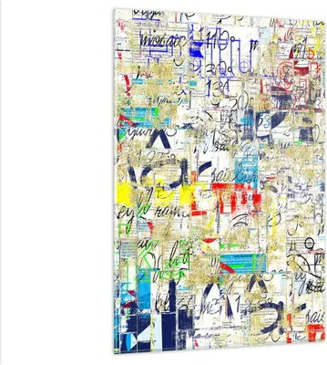 Produktbild von Bilder auf glas - Einteilig - Straße Graffiti Wand Wandmalerei - 80x120cm - Glasbilder - Wandbilder - Bilder - Wanddekoration aus Glas - Glas Bilder - Wandbild auf Glas - GPA80x120-2907