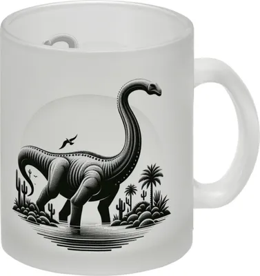 Produktbild von Brachiosaurus Glas Tasse