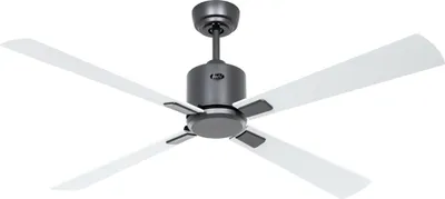 Produktbild von Energiespar Deckenventilator mit Fernbedienung Eco Neo III WiFi 132 cm Basaltgrau Flügel Weiß / Lichtgrau