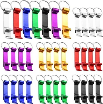 Produktbild von Aluminium Flessenopener Schlüsselanhänger 7 Farben