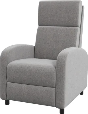 Produktbild von Relaxsessel Fernsehsessel Mit Liegefunktion Gepolstert Tv-Sessel Liegesessel Mit Leinenoptik, Fußstütze, Bis 120 Kg Belastbar, Für Wohnzimmer, Grau