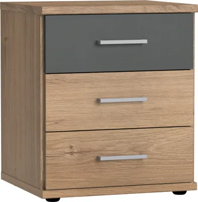 Zdjęcie produktu dla Kommode >Click< (B/H/T: 46x58x40 cm) in Plankeneiche-Nachbildung