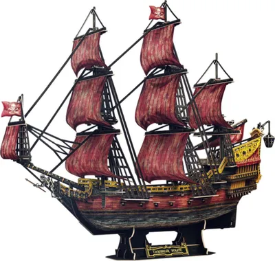Image de Cubic Fun 3D Puzzle Queen Anne Revenge