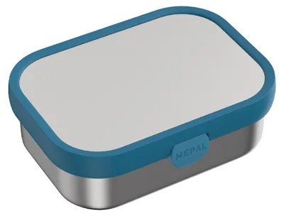 Produktbild von Mepal CAMPUS Edelstahl-Brotdose mit Gabel - Cool Blue
