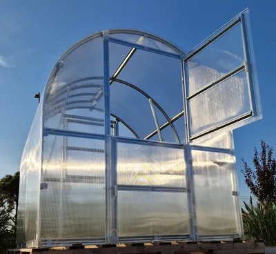 Image de Serre KLASIKA SLIM 2x4m (8m2) avec polycarbonate 6mm