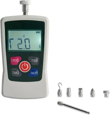 Productafbeelding van Digitale Krachtmeter - Krachtmeter Dynamometer - Precisie Krachtmeting - Drie Meetmodi - 500N - Grijs