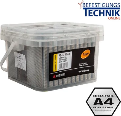 Produktbild von Klammern Z 50 CRFHA 50mm rostfrei A4 Prebena Z50CRFHA Haubold KG 750 Tjep PZ-16 Würth WKG KL-57 3M