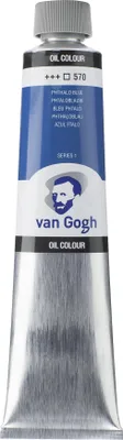 Immagine prodotto di Vernice ad olio Van Gogh in tubetto 200 ml, blu ftalo (base) 570