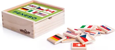 Image de Jeu de société Woody Pexeso - Drapeaux