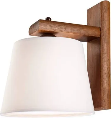 Produktbild von Wandleuchte AIDA NUSSBAUM EICHE E27 L:20cm H:24.5cm dimmbar