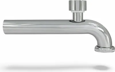 Produktbild von Abgangsbogen 90° mit Rohrbelüfter, Messing verchromt, für Siphon, 32 mm x 220 mm