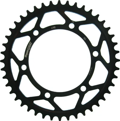 Produktbild von Stahl-Kettenrad Supersprox 525 - 44Z (schwarz) RFE-498:44-BLK|ID 120,0 LK 140,0 6-Loch