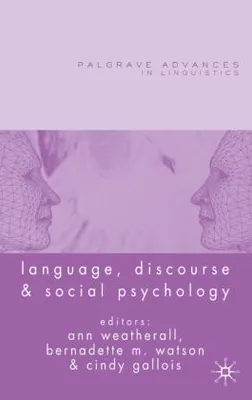 Produktbild von Language, Discourse and Social Psychology