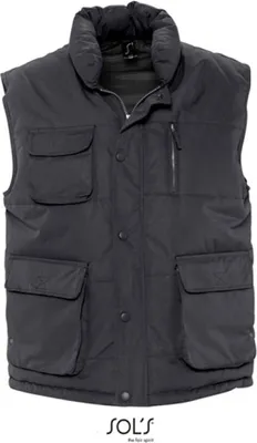 Produktbild von SOLs 59000 | Viper Bodywarmer - Farbe: Charcoal Grey (Solid) - Größe: 3XL