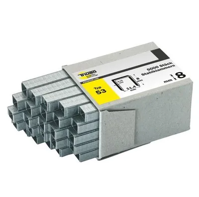 Immagine prodotto di Graffette TRIUSO PREMIUM tipo 53 5000 pezzi 6 mm
