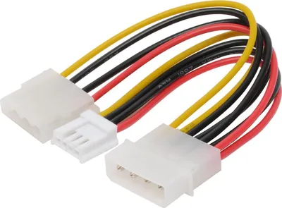 Immagine prodotto di Cavo di alimentazione St 5,25"/presa 3,5"+presa 5,25" 0,2 m