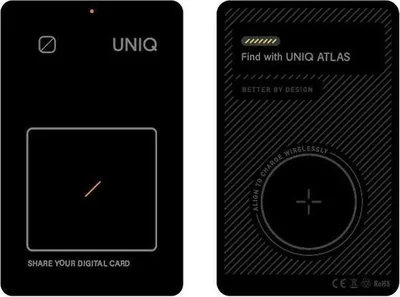 Zdjęcie produktu dla UNIQ Lokalizator NFC Atlasszary/graphite UNIQ-ATLASCARDTRK-GRAPHITE