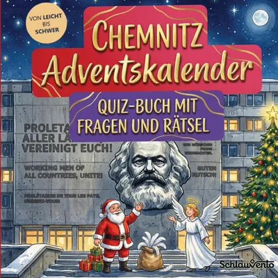Produktbild von Chemnitz-Adventskalender: Quiz-Buch mit Fragen und Rätsel