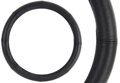 Immagine prodotto di Coprisedile auto in pelle, coprivolante XL 41-43cm AMIO-01768