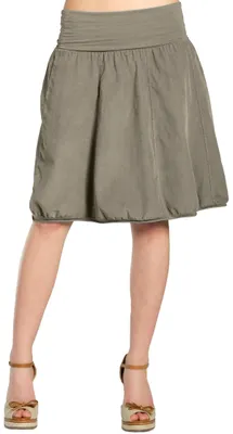Obrázok produktu pre Caspar RO004, dámska cordová sukňa, dĺžka po koleno, farba: taupe, veľkosť: L-XL