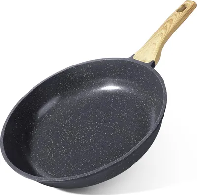 Obrázek produktu pro Keramická pánev, průměr 26 cm, šedá barva, bez obsahu , vhodná pro indukční vařiče