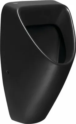 Produktbild von LUCI Urinal schwarz matt 31,5x55,5x26,5 cm, Abgang waagerecht