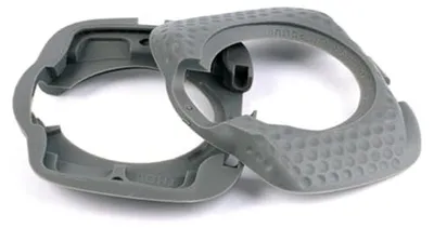 Productafbeelding van Pedaal afdekkingen - Schoenplaat covers - Fietsen - Rubberen grip - L - Grijs