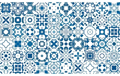 Produktbild von Selbstklebende Fliesenaufkleber für Küche und Bad – 60 Fliesenaufkleber im Azulejos-Ursulia-Stil – 15 x 15 cm