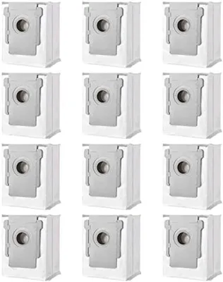 Productafbeelding van PromoHome® 12 reservestofzuigzakken voor robotstofzuigers – Compatibel met iRobot i7, i7+, S9, S9+, j7, j7+, E5, E6, E7 en andere modellen