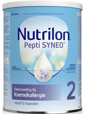 Imagen del producto de Nutrilon Pepti Syneo 2 leche de continuación 800g, hipoalergénica, con complejo Syneo, a partir de 6 meses