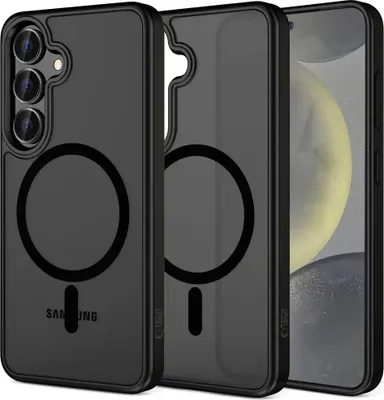 Produktbild von Tech-Protect MagMat MagSafe Hülle für Samsung Galaxy S25 - Schwarz