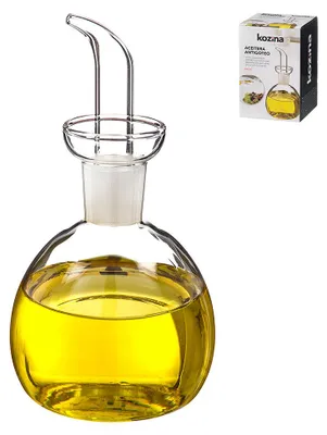 Image de Distributeur D'huile En Verre Bombé Anti-goutte De 500 Ml