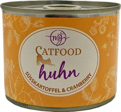 Produktbild von my Catfood Huhn mit Süsskartoffel & Cranberries 200g mÿ Katzenfutter / Nassfutter / Alleinfuttermittel