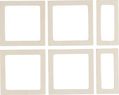 Produktbild von stafil Miniatur Bilderrahmen Set 3x3 4x4 5x5 cm