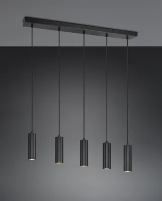 Immagine prodotto di Trio 367700532 Soka GU10 lampada a sospensione a 5 vie ⌀5,5 cm nero opaco