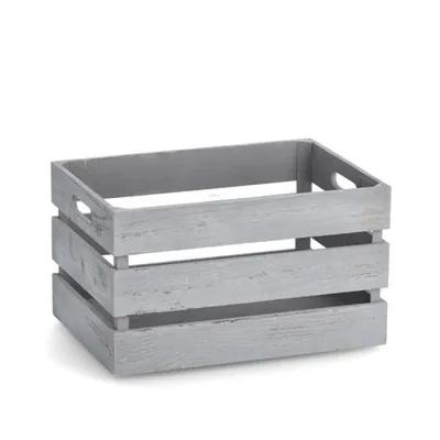 Immagine prodotto di Scatola portaoggetti Zeller, grigio vintage, legno, 35 x 25 x 20,5 cm, 15137