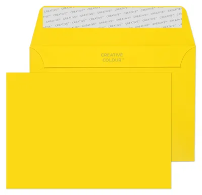 Image de Blake Creative 103, format C6 (114 x 162 mm), papier, couleur jaune, grammage 120 g/m², dimensions 162 mm x 11,4 cm