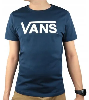 Immagine prodotto di Vans - T-shirt Logo da uomo PP3147 (XS) (Blu navy scuro)
