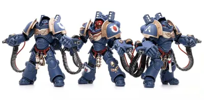 Produktbild von Joy Toy (CN) Warhammer 40k Actionfiguren 3er-Pack 1/18 Ultramarines Aggressors 12 cm JT2184