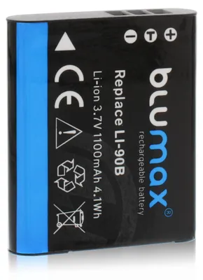 Produktbild von Blumax Akku | für Olympus Li-90B Digitalkamera | Kapazität 1100mAh |Spannung 3,6Volt | Video- und Kamerazubehör