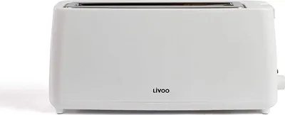 Produktbild von LIVOO Toaster 2 Scheiben Weiß Langschlitz Langschlitztoaster DOD168W