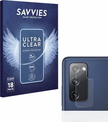 Produktbild von 18x Für Samsung Galaxy S20 FE / 5G (Kamera) Schutzfolie Savvies Displayschutz Display Schutz Folie Klar Transparent